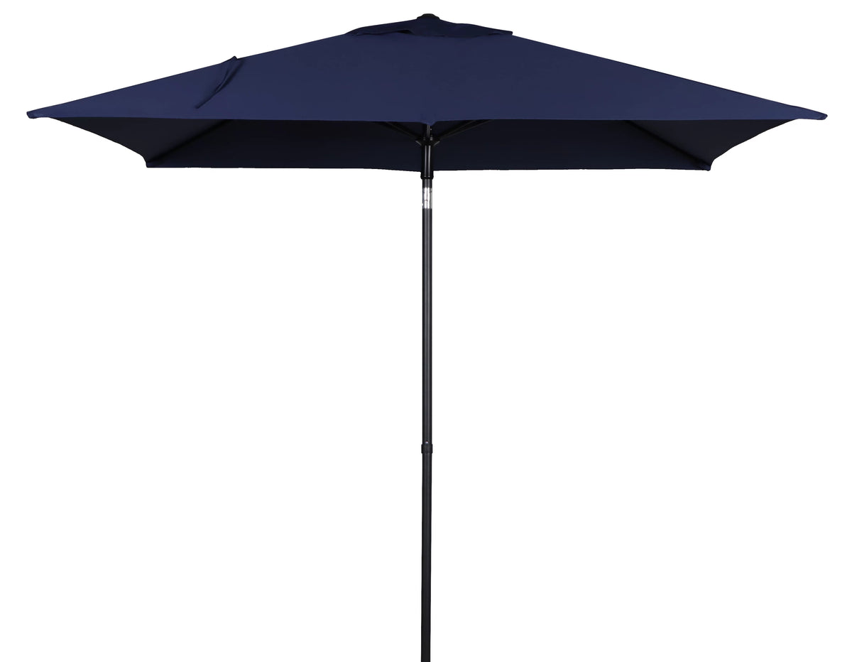 6 x 7.5 Foot Push-Up Rectangular Market Umbrella Tan X121040