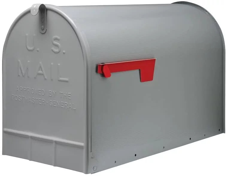 Galvanized Steel Post Mount Jumbo Mailbox Y68938