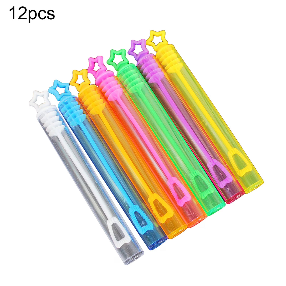 12Pcs Bubble Makers Sticks Wands Party Toys Q7819