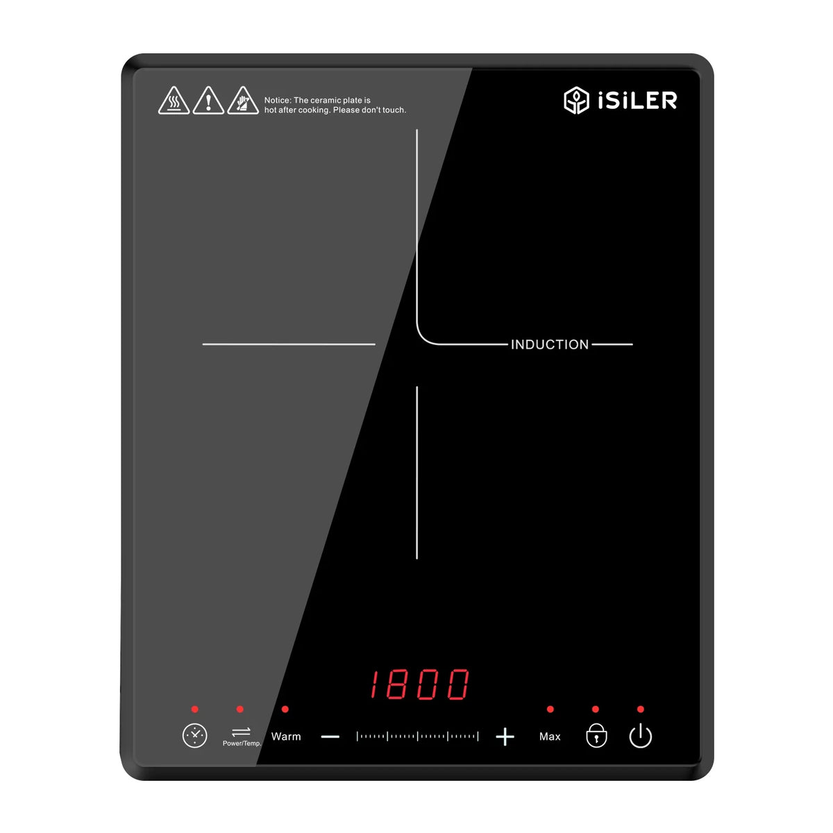 1800W Portable Induction Cooktop with Timer E61938