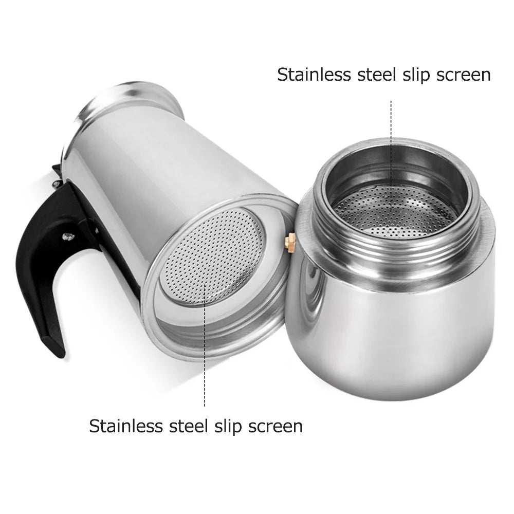 Stainless Steel Electric Coffee Maker V7525