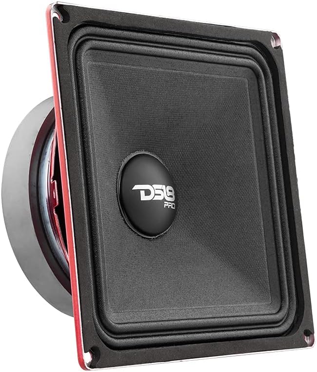 Red Steel Basket 10 Midrange 600W Max 300W RMS 8 Ohms Car Speaker Q57020