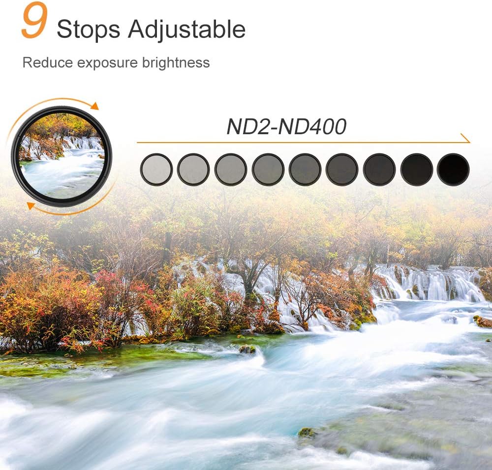 67mm Variable Neutral Density Filter ND2-ND400 G577975