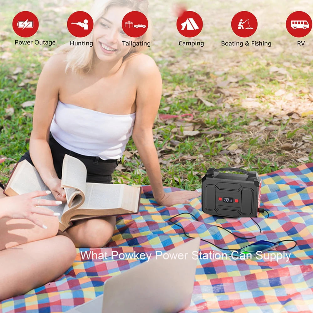 Portable Power Bank 146Wh AC 100W Black Y89330