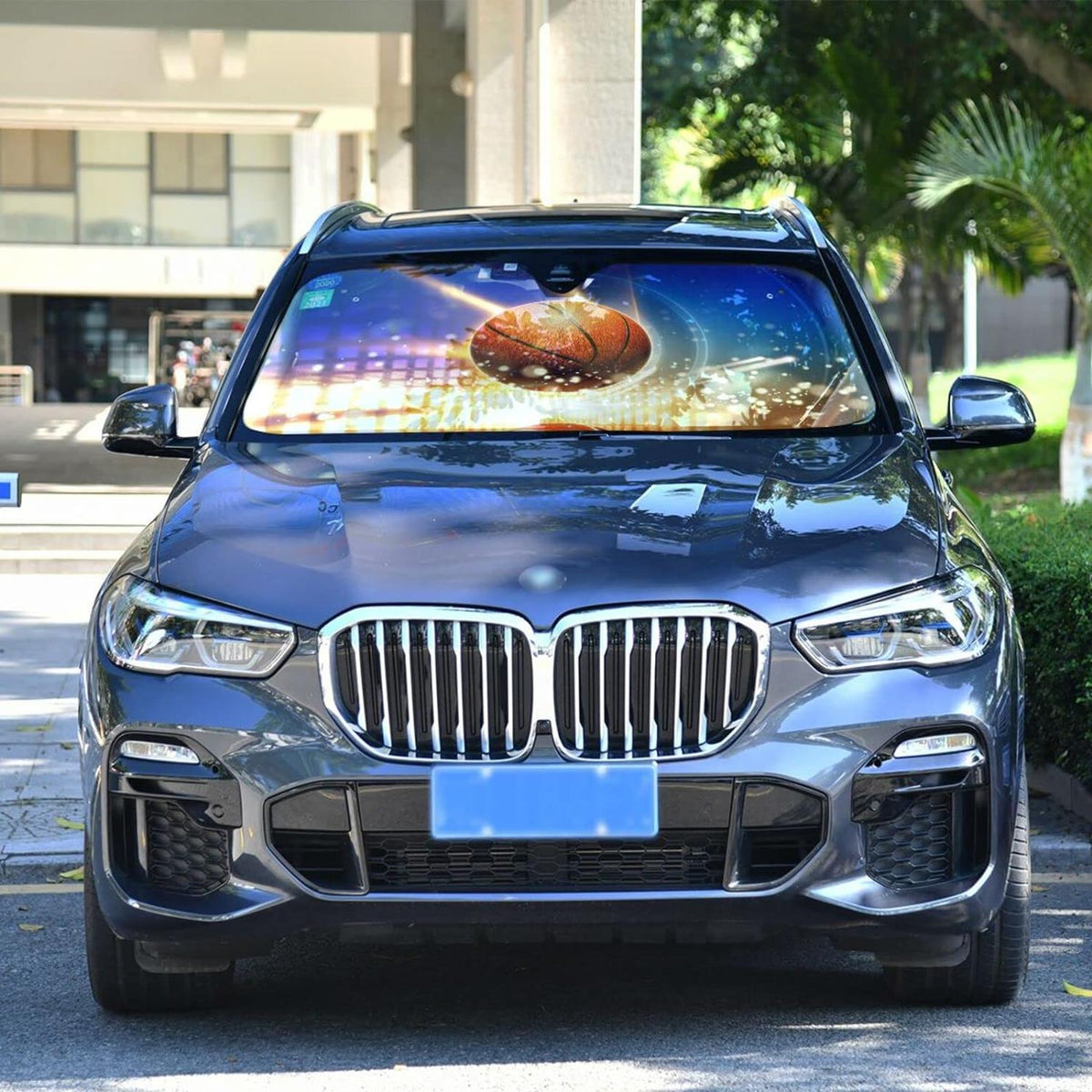 55x27.6in Foldable Windshield Sun Shade B70126
