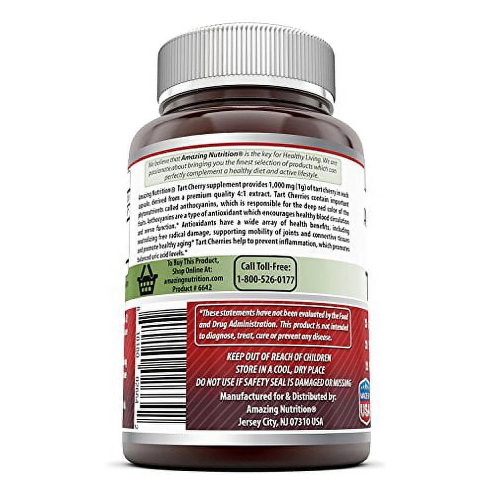 Tart Cherry Extract 1000 Mg Capsules K62956