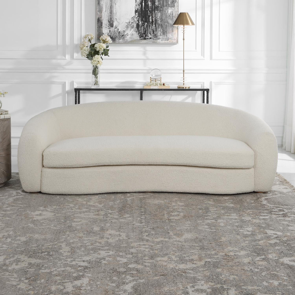 White Sofa M124