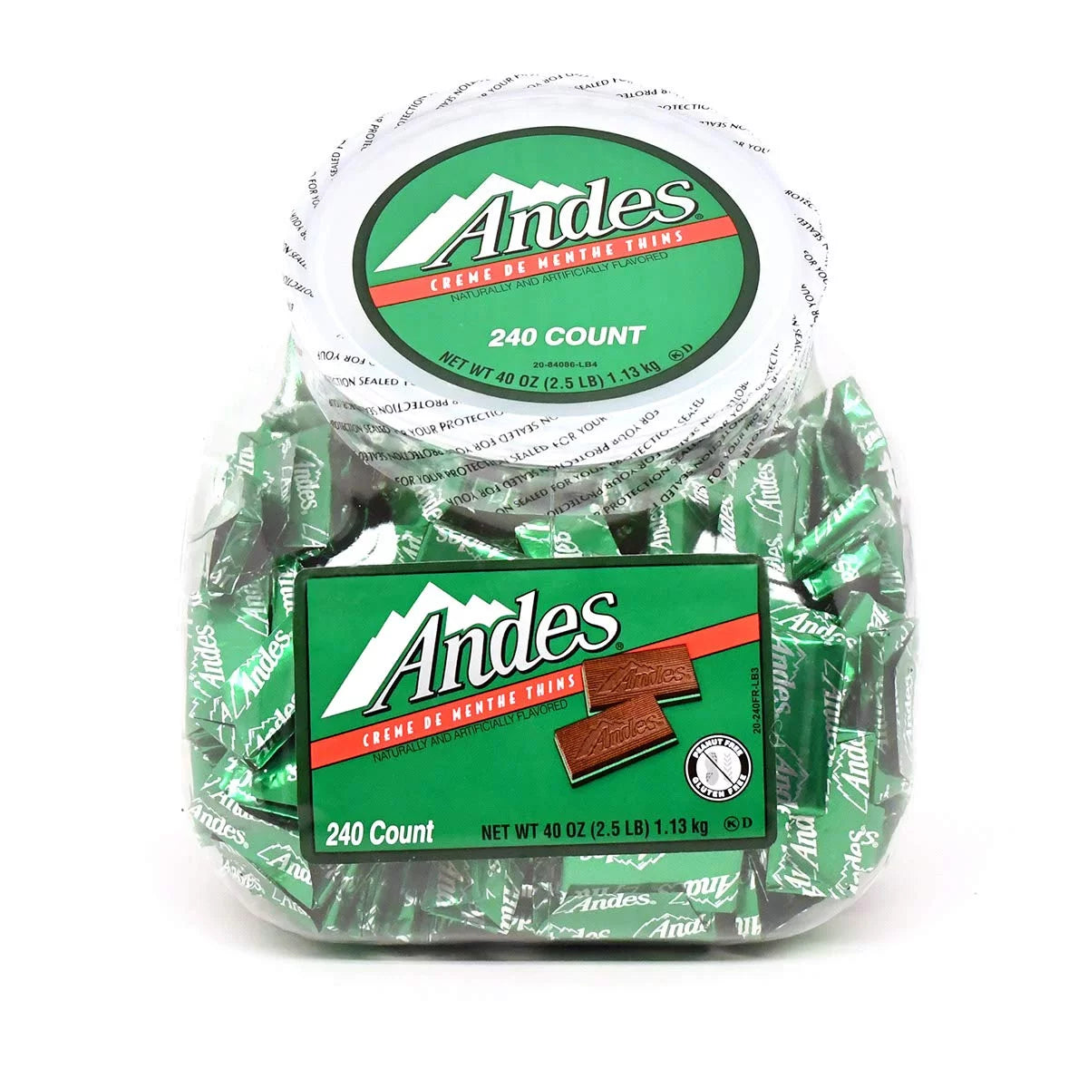 2.5 Pounds Bulk Chocolate Sandwich Mint Candies K24726