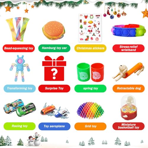 24 Days of Surprises Fidget Toys Advent Calendar H3422