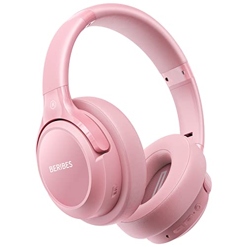 Bluetooth Headphones Over Ear, 65H Playtime, 6 EQ Music Modes, Wireless Headphones with Microphone, Foldable Lightweight Headsets, Deep Bass S700