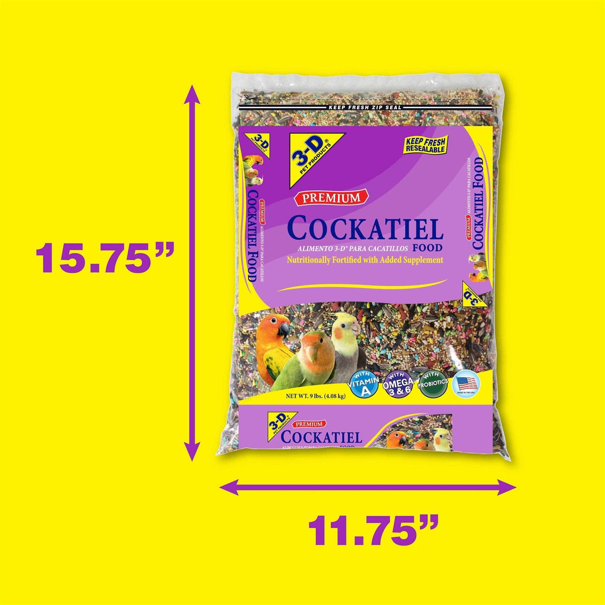 Cockatiel Mix Bird Food Seeds V9462