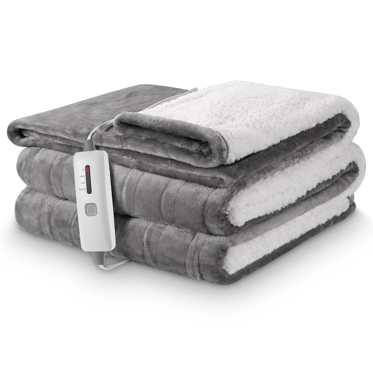Electric Blanket Full Size 4 Heating Levels Machine Washable L709043