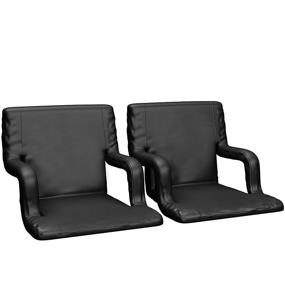 Black Stadium Chair 2-Pack D40204