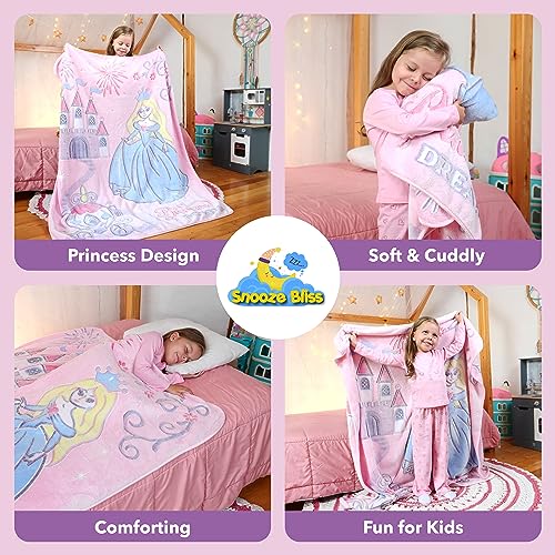 Blue Fleece Throw Blanket 50"X60" Q60119