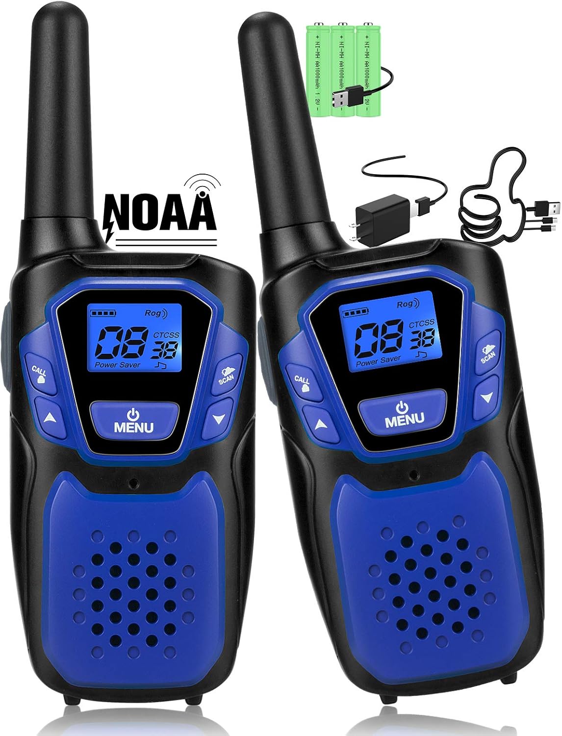 Rechargeable Long Range 2 Way Radio 3 Pack K182