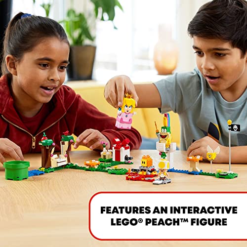 LEGO Super Mario Adventures with Peach Starter Course, Buildable Game, Toy with Interactive Figure, Yellow Toad & Lemmy, 71403 Q74492