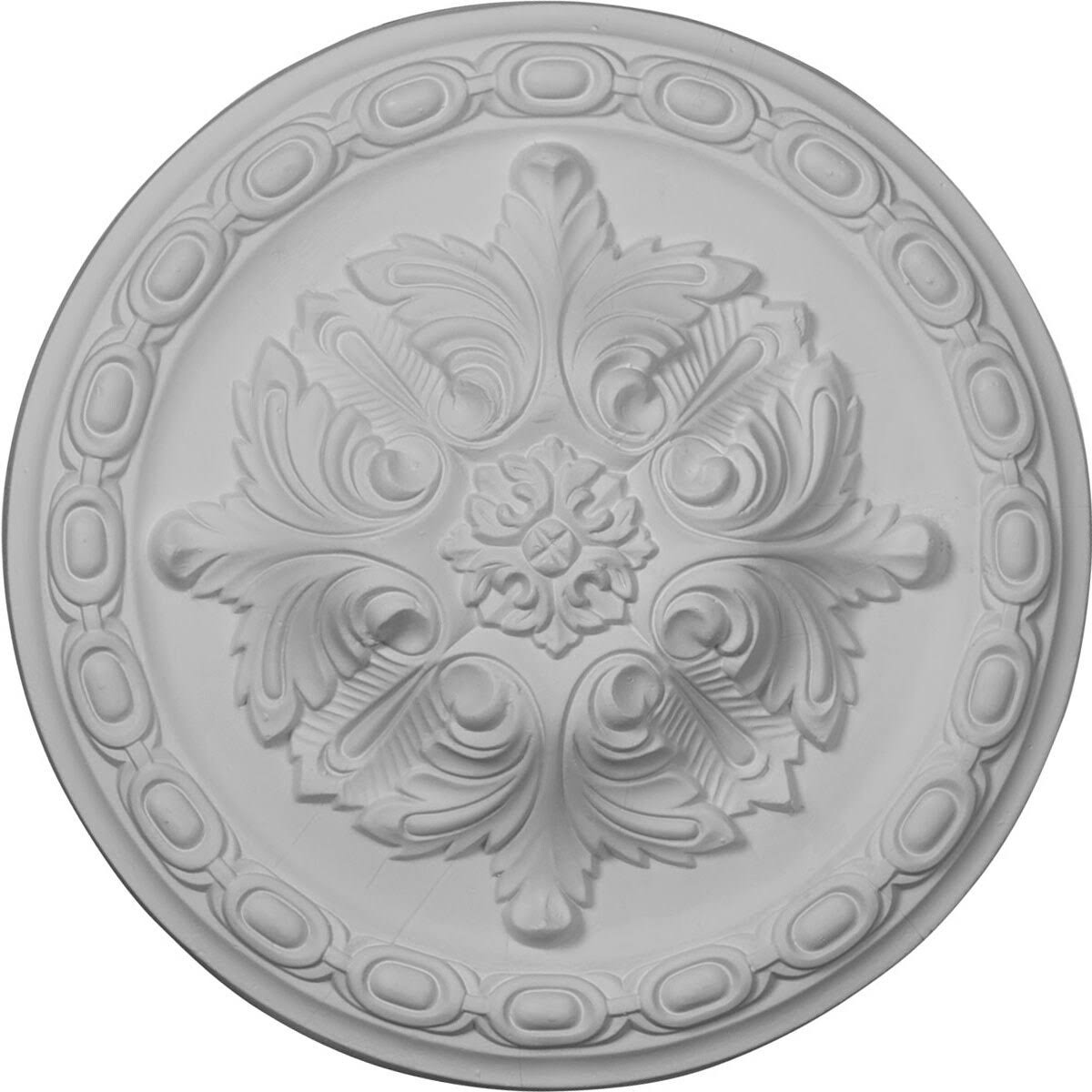 Hand-Painted Hickory Acanthus Ceiling Medallion O399