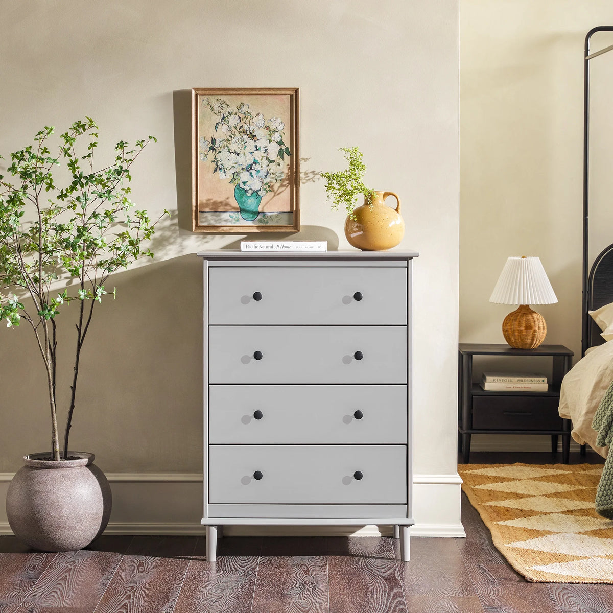 4 Drawer Solid Wood Dresser R3419