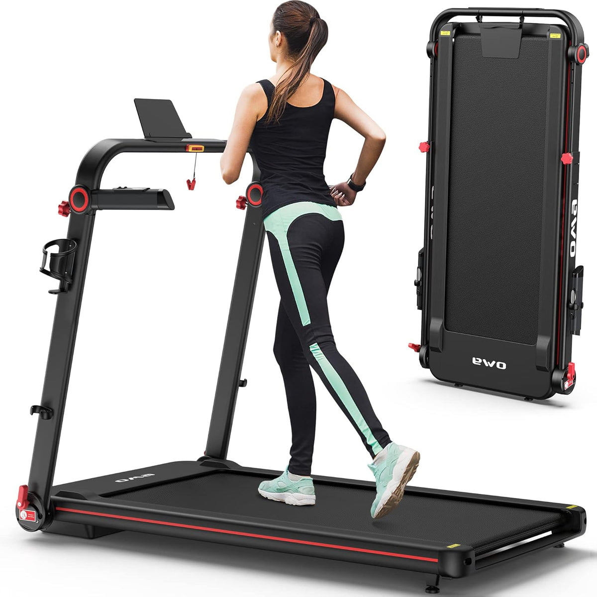 Folding Treadmill with Max 2.25 HP 300 LBS Capacity Z73132