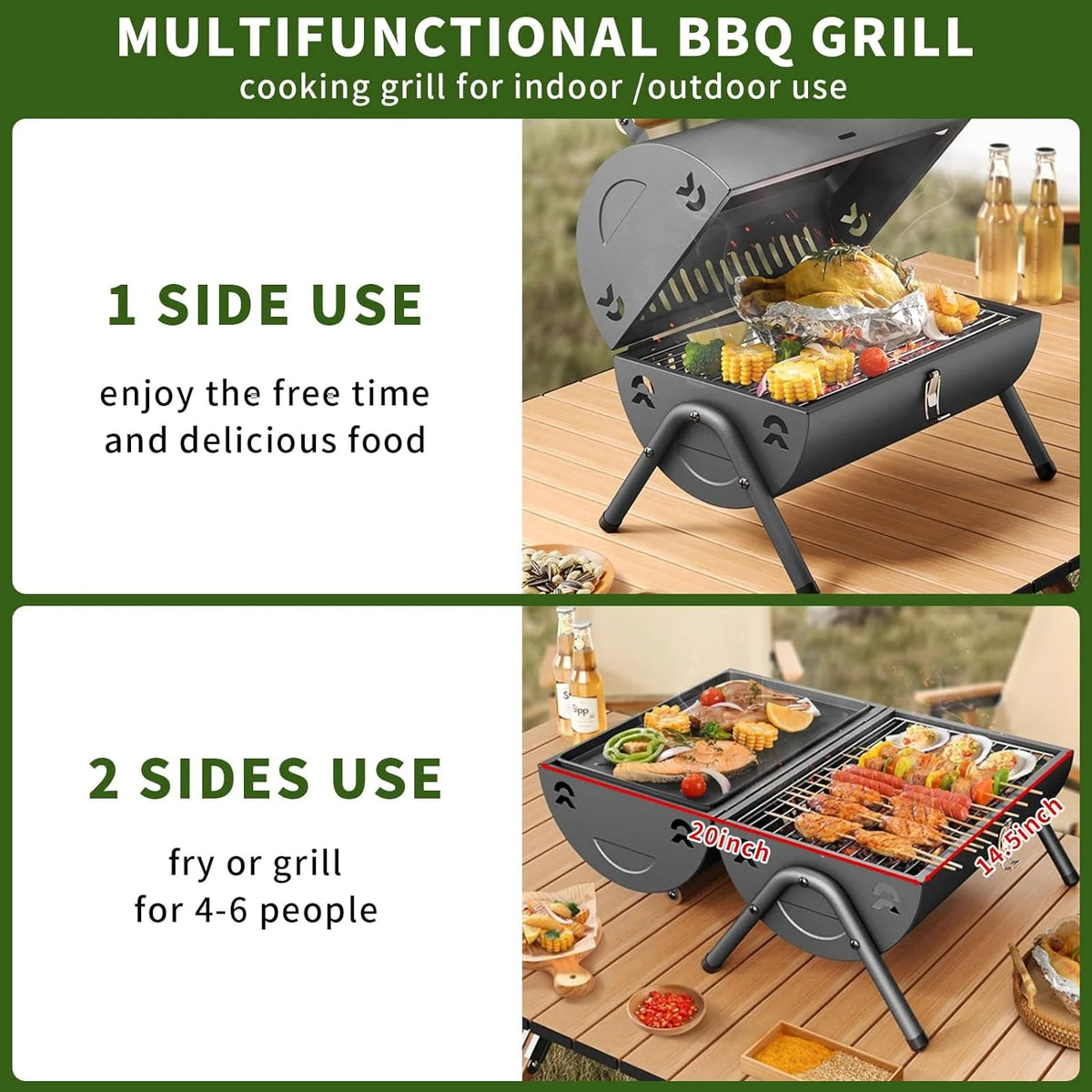 Portable Charcoal Grill G218256