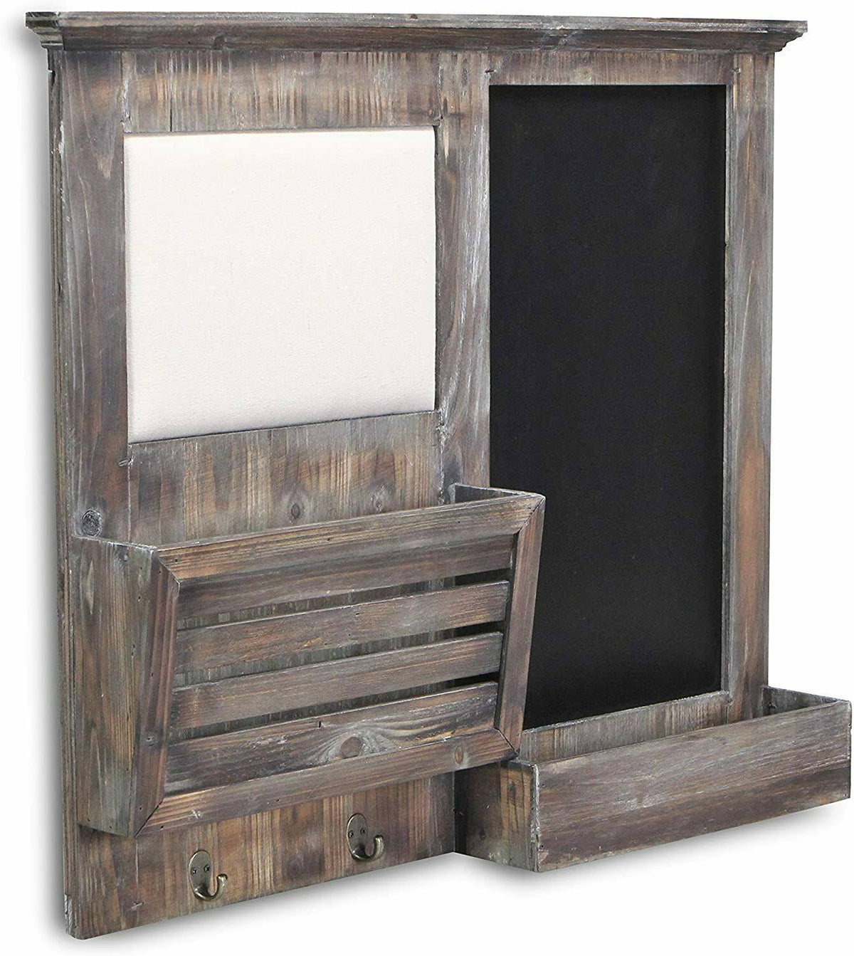 Wooden Wall Pin and Chalkboard J46044