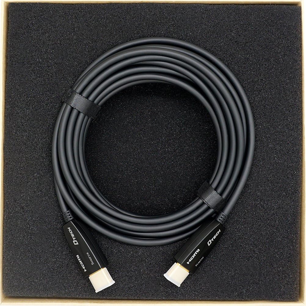 25 Feet Fiber Optic HDMI Cable Black Y590527
