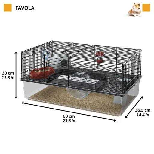 Large Hamster Cage with Water Bottle F34750