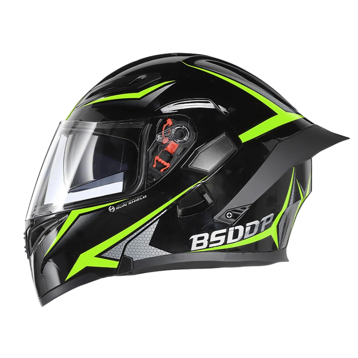 Motorcycle Flip up Full Face Helmet with Dual Visor J328