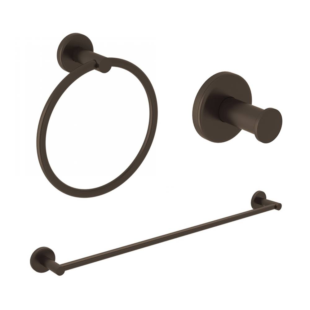 3-Piece Bathroom Accessory Kit, Tuscan Brass M886608