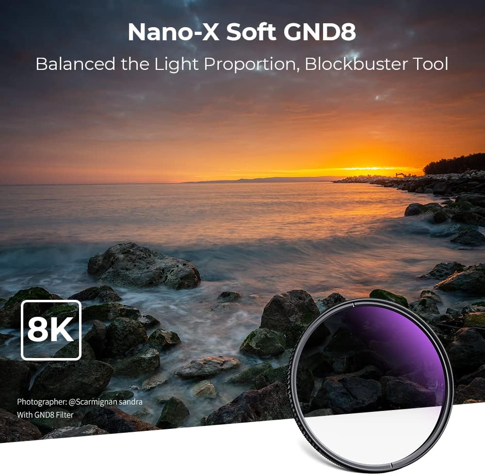 77mm HD Soft GND8 Lens Filter I692