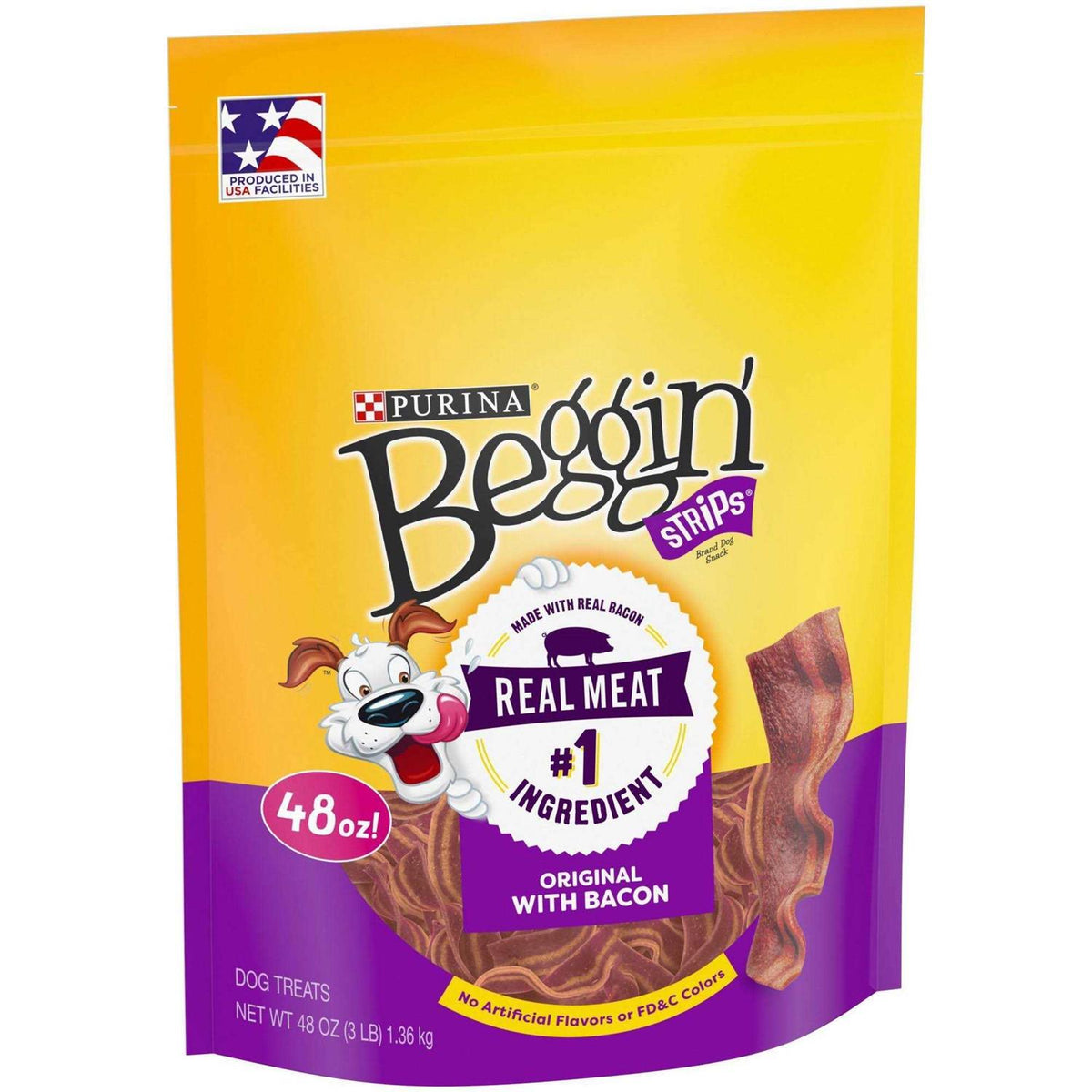 Bacon Strips Dog Treats W202