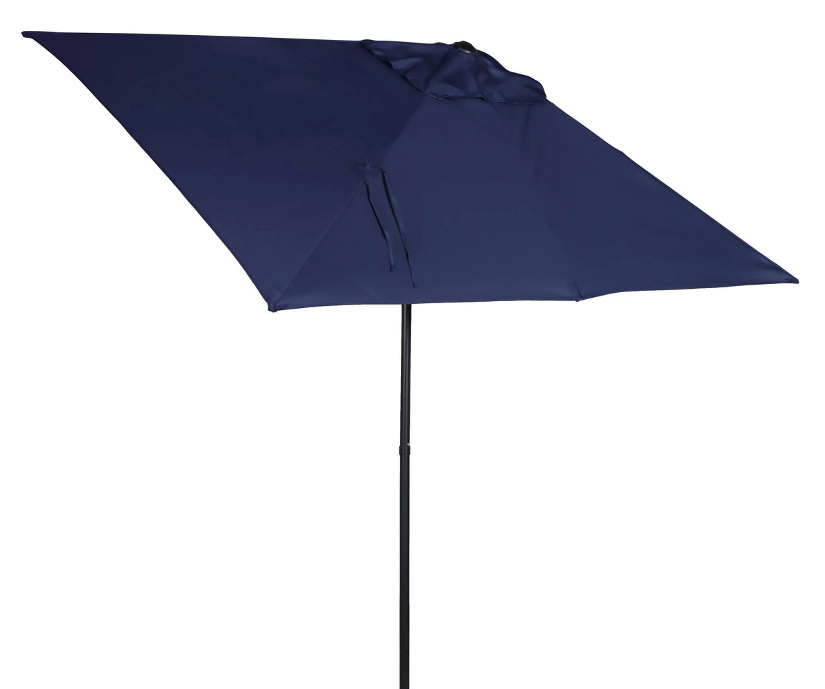 6 x 7.5 Foot Push-Up Rectangular Market Umbrella Tan X121040