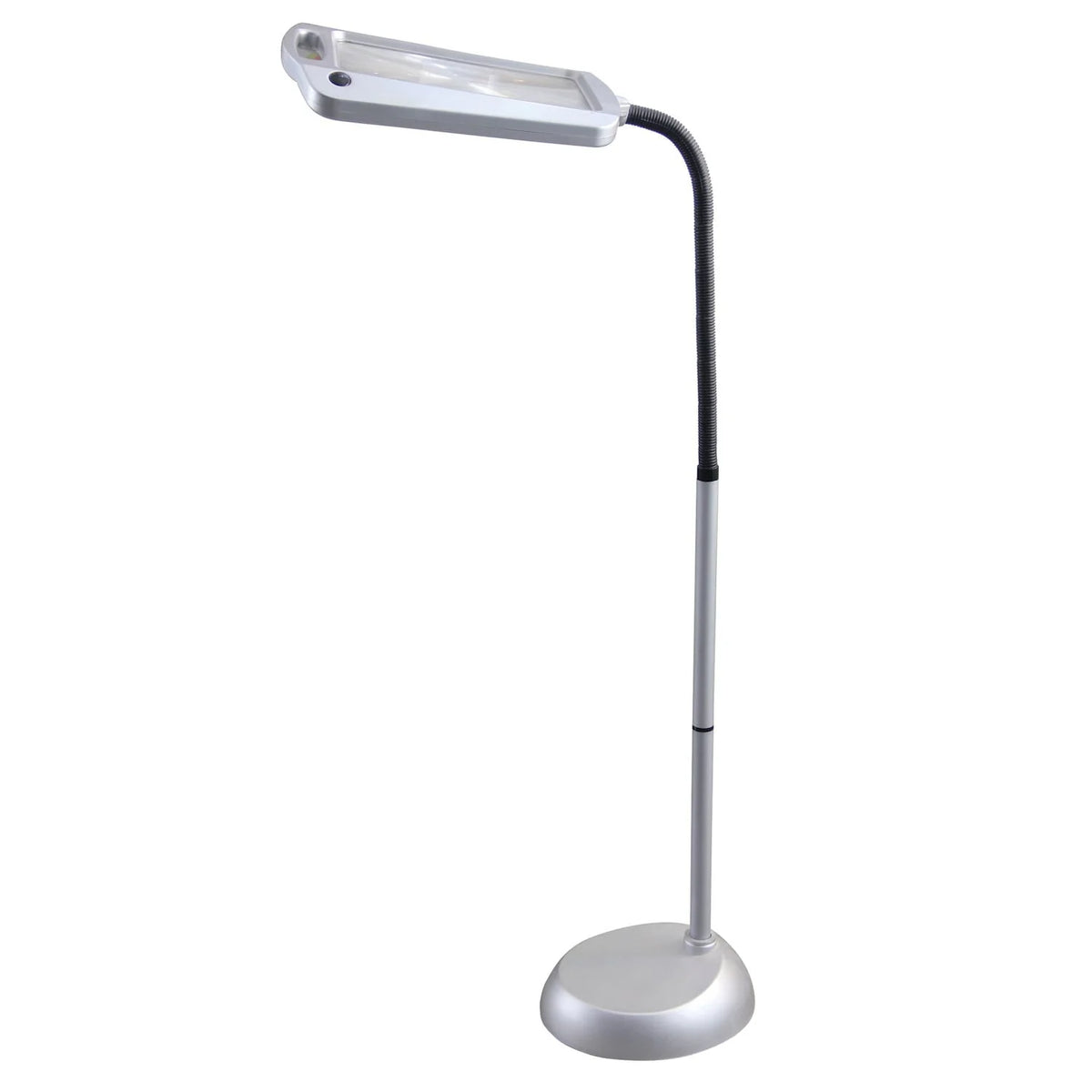 Bronze LED Illuminated Floor Magnifier Lamp P448