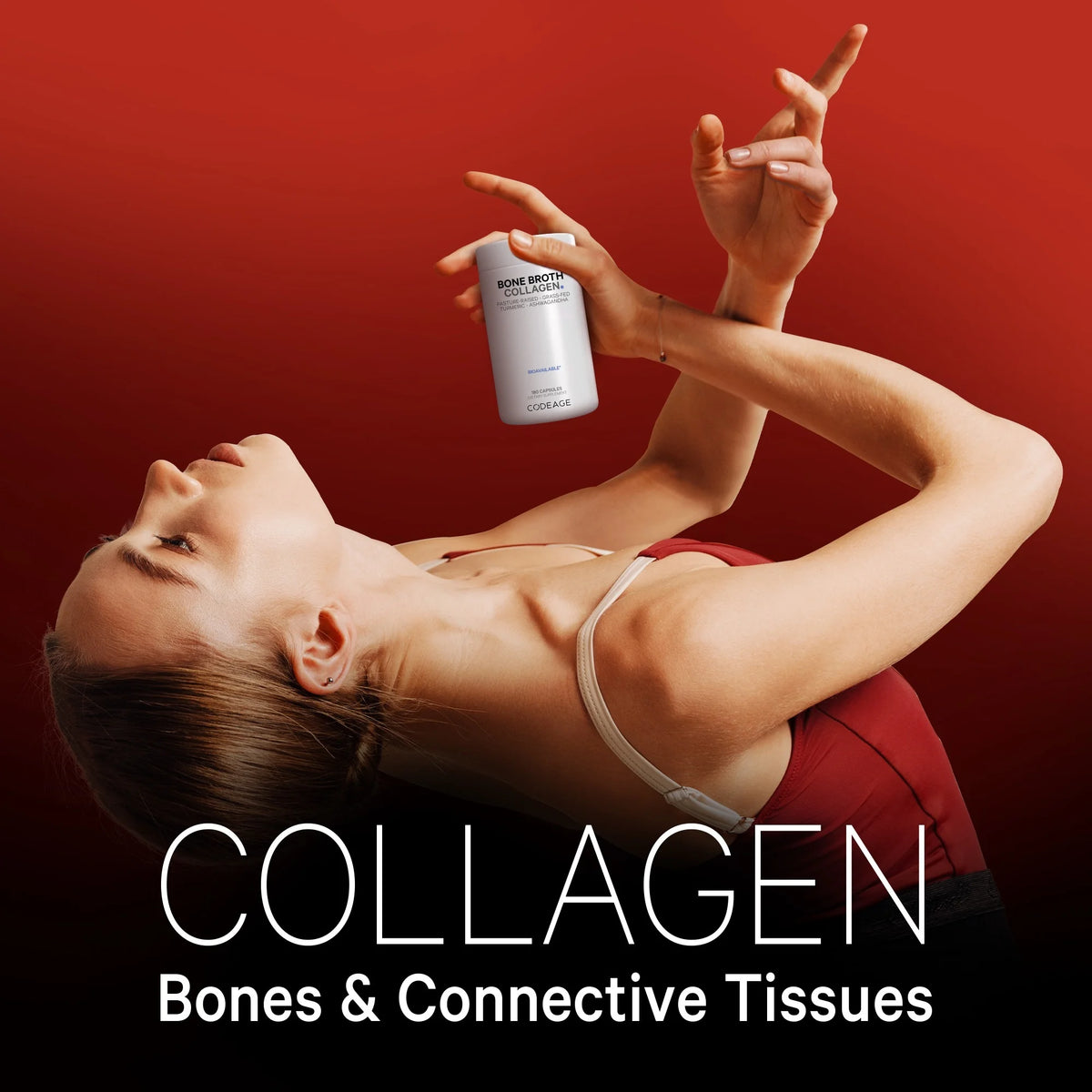 Organic Bovine & Chicken Bone Broth Collagen Capsules G62391