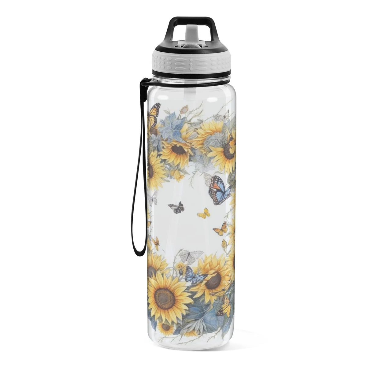 32oz Tritan Clear Water Bottle with Straw H8037