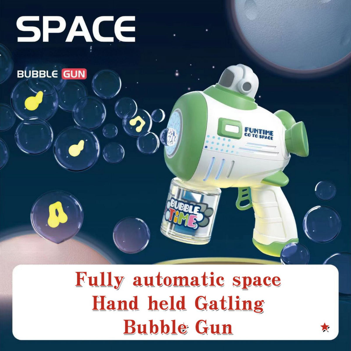 Green Bubble Gun B738