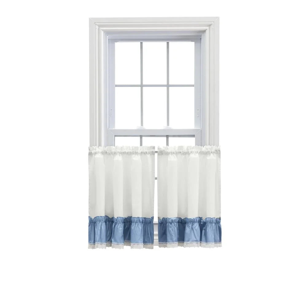 Slate Rod Pocket Window Curtain Tiers 82"x24" V496