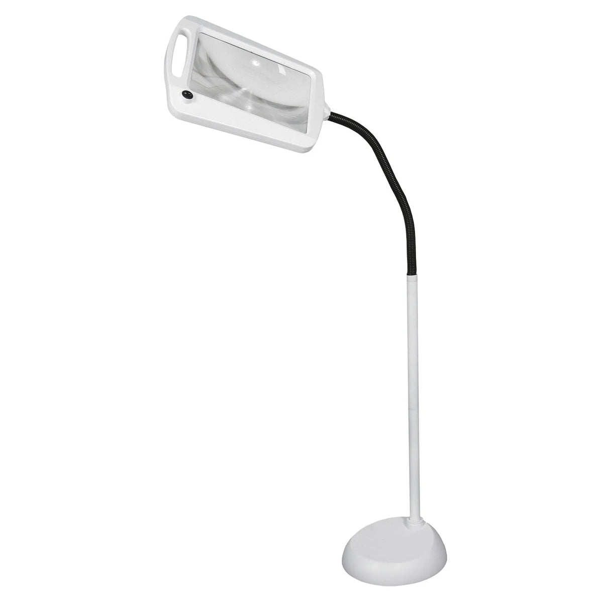 Bronze LED Illuminated Floor Magnifier Lamp P448