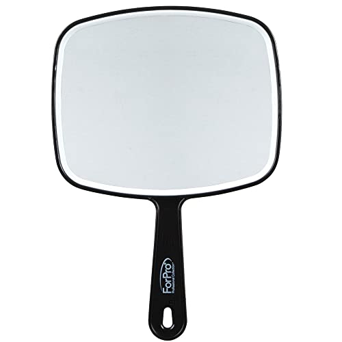 Black Handheld Hand Mirror S408846