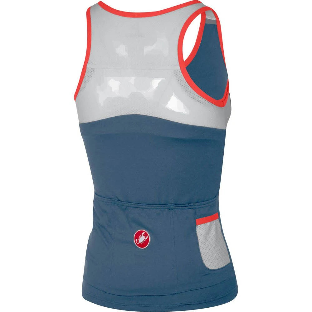 Dark Steel Blue/Winter Sky Cycling Top A881