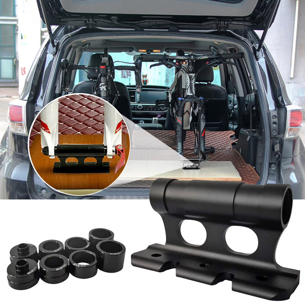 Bicycle Front Fork Quick-release Carrier Mount Rack Y71648
