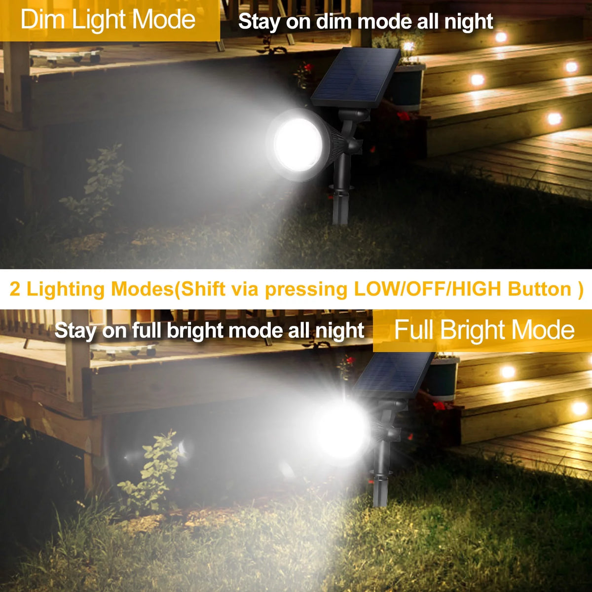 4 Pcs Solar Dusk To Dawn Outdoor Light Z540
