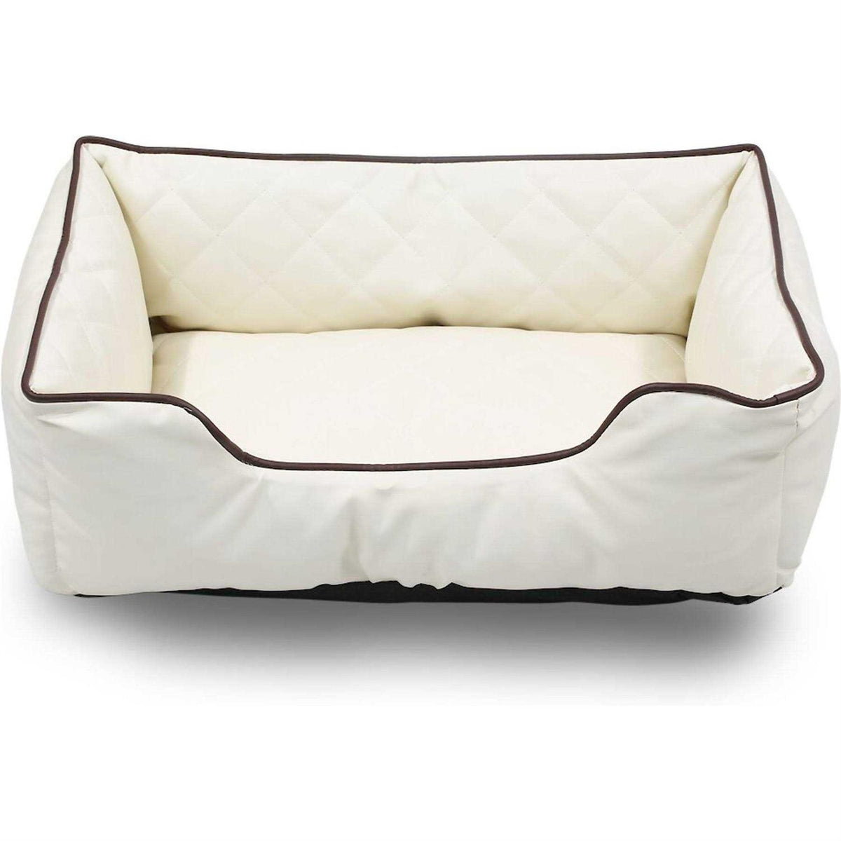 Faux Leather Rectangle Pet Bed D216