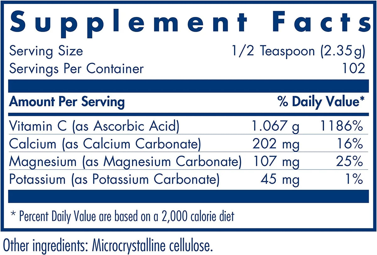 Buffered Vitamin C Powder 240 g H291