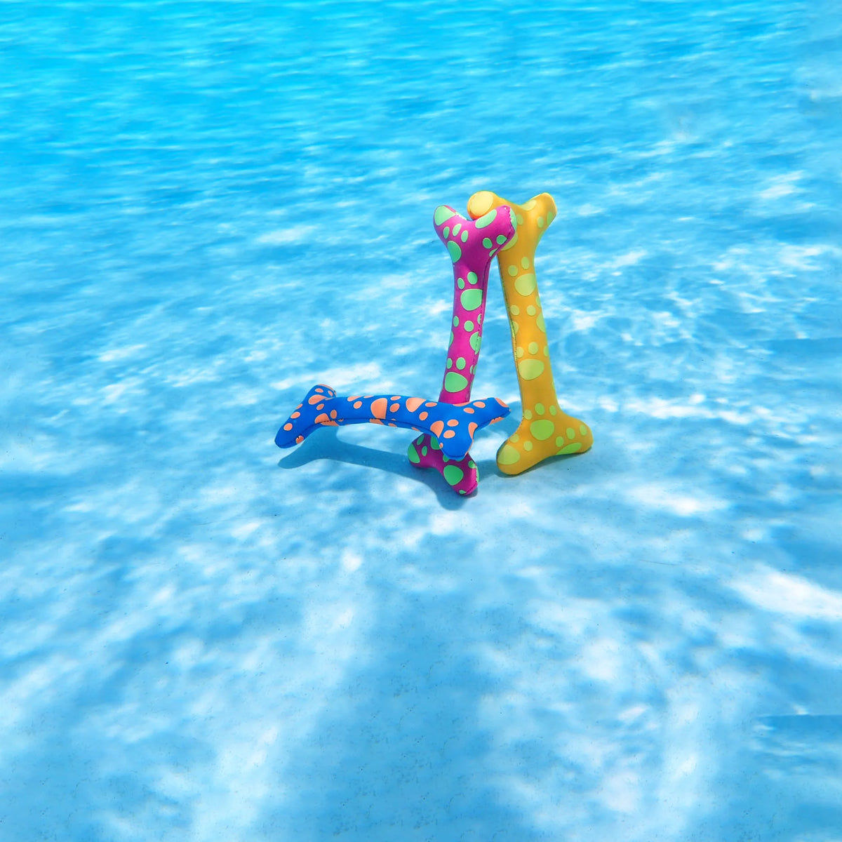 Set of 3 Multicolor Pool Toy Game A818969
