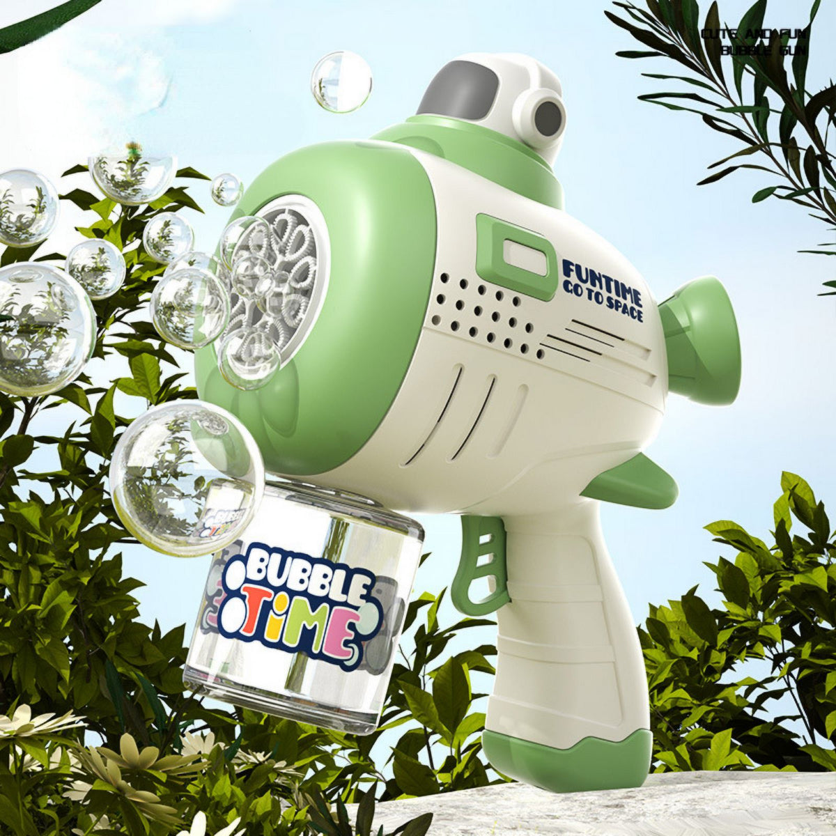 Green Bubble Gun B738