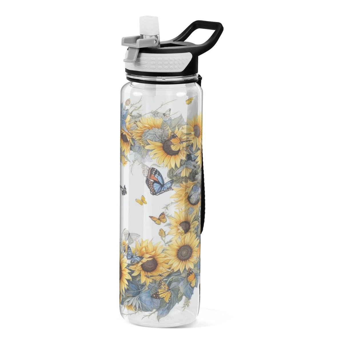 32oz Tritan Clear Water Bottle with Straw H8037