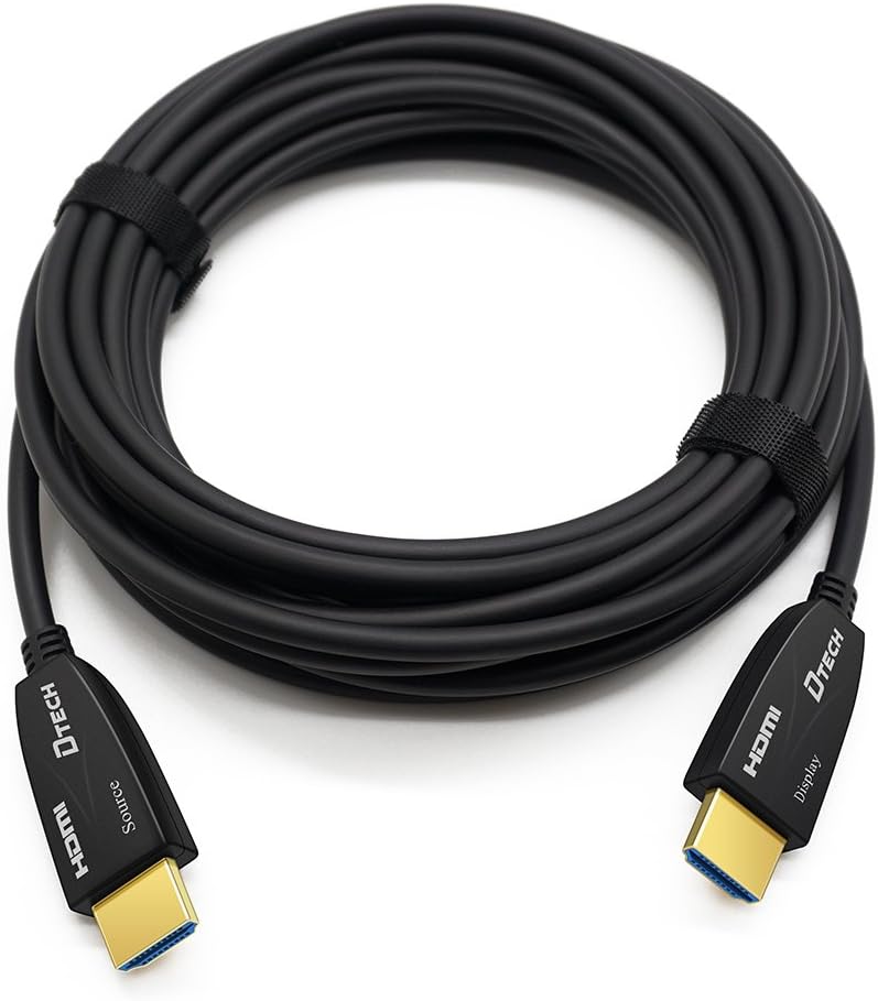 25 Feet Fiber Optic HDMI Cable Black Y590527
