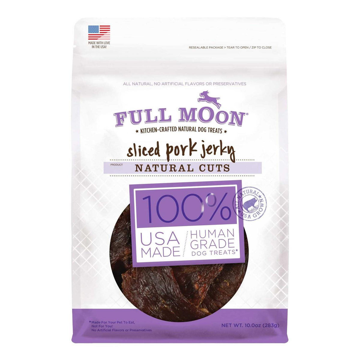 Natural Cut Pork Jerky Dog Treats X397