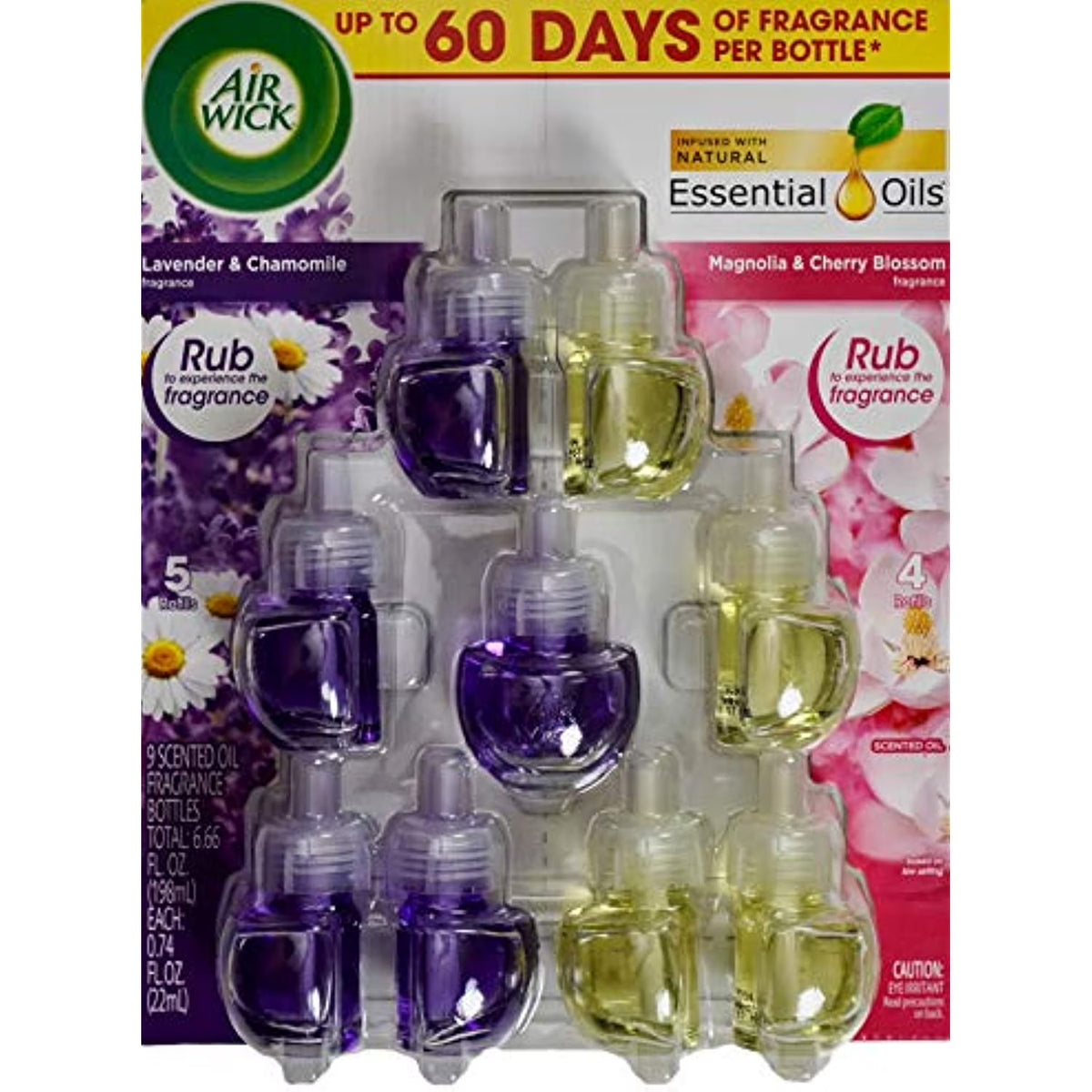 9 Scented Oil Bottle Refills U1145